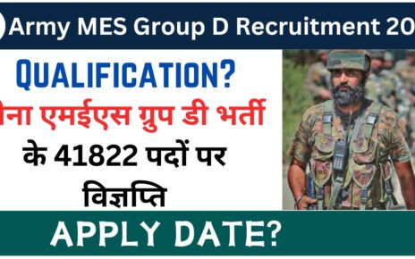 Army MES Group D Recruitment